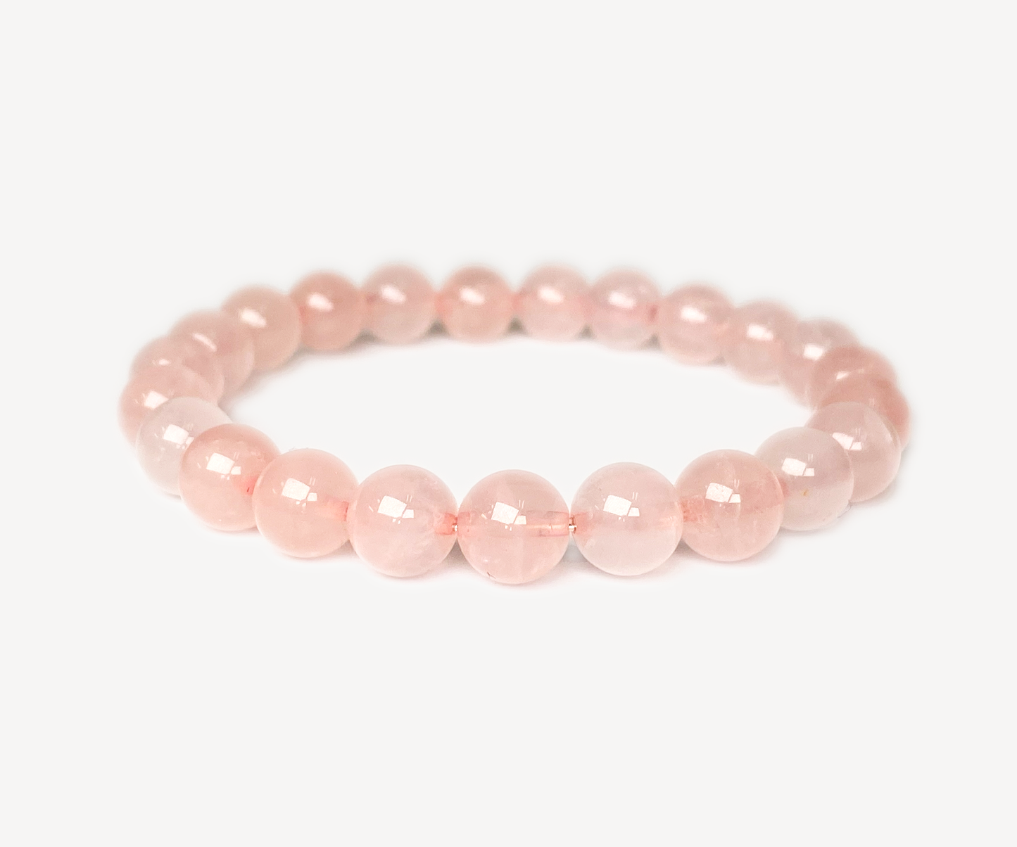 Rose Quartz Beaded Bracelet