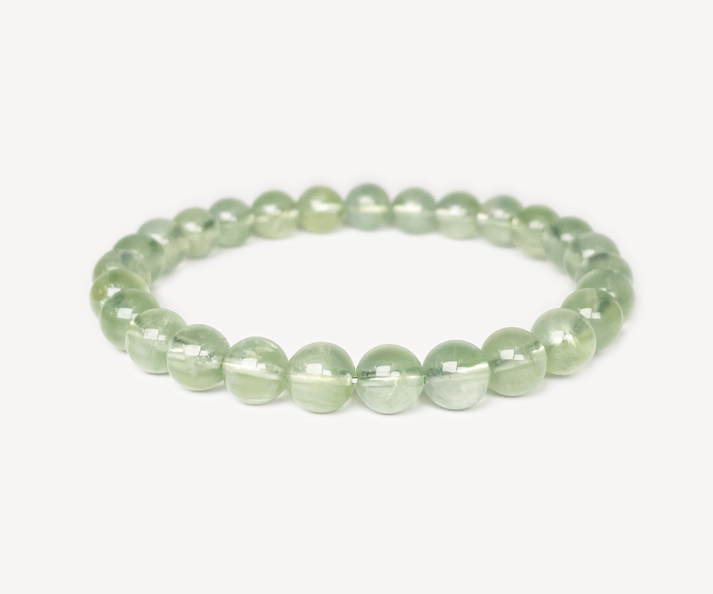 Prehnite Beaded Bracelet