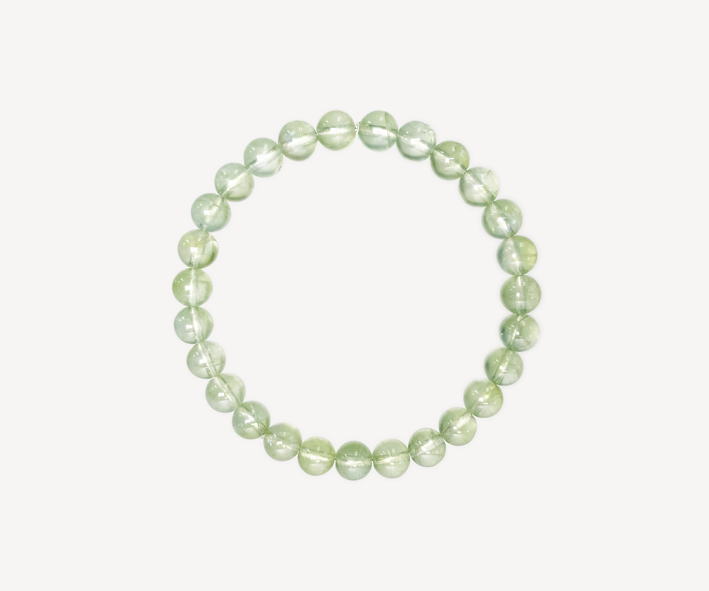 Prehnite Beaded Bracelet