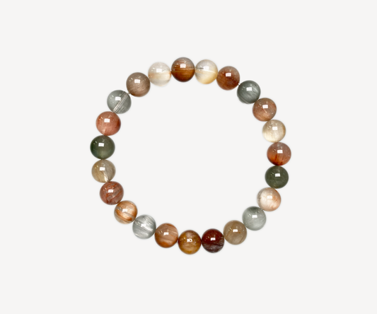 Rutilated Quartz Beaded Bracelet