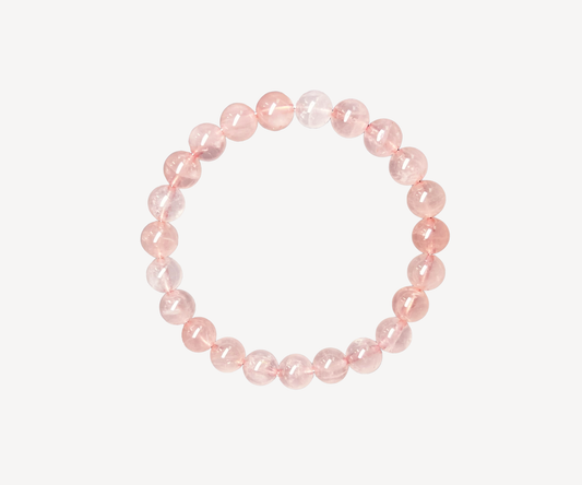 Rose Quartz Beaded Bracelet